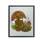 Capricorn Cowboy Boots Framed Canvas Print Gallery Image 8