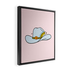Capricorn Cowboy Hat Framed Canvas Print Gallery Image 2