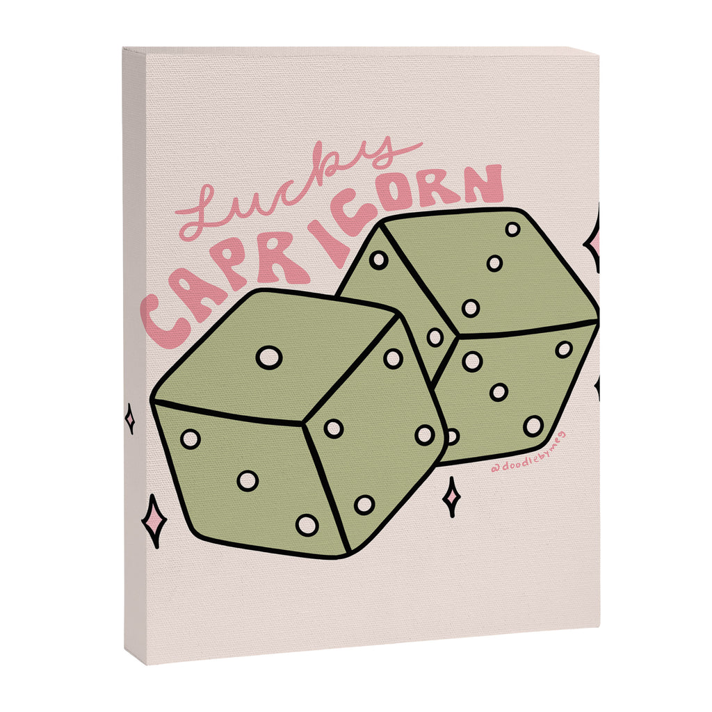 Capricorn Dice Canvas Print Gallery Image 8