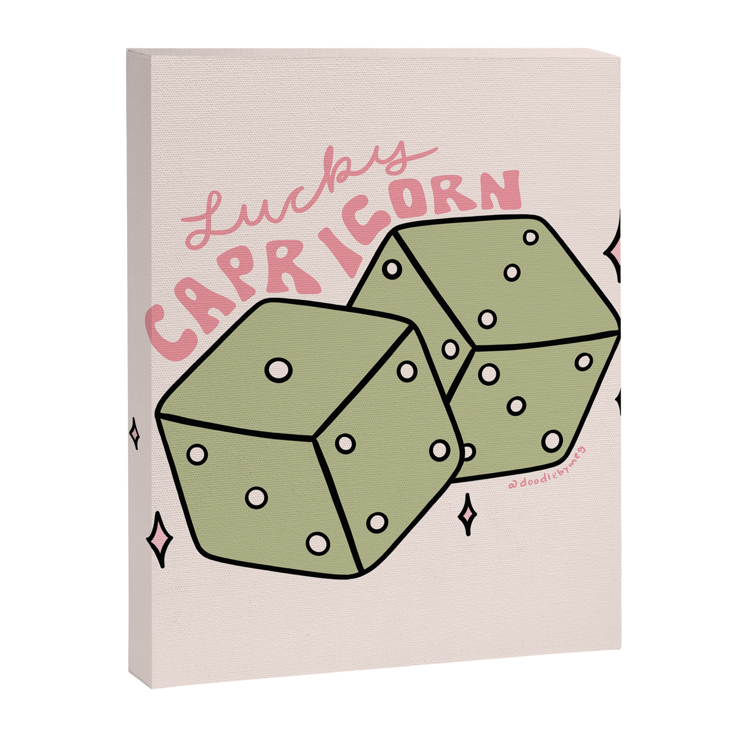 Capricorn Dice Canvas Print Gallery Image 8