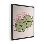 Capricorn Dice Framed Canvas Print Gallery Image 2
