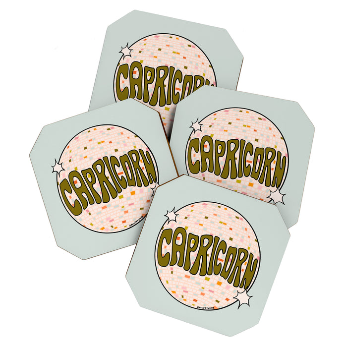 Capricorn Disco Ball Coaster Gallery Image 1
