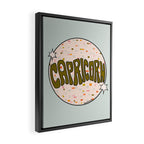 Capricorn Disco Ball Framed Canvas Print Gallery Image 2