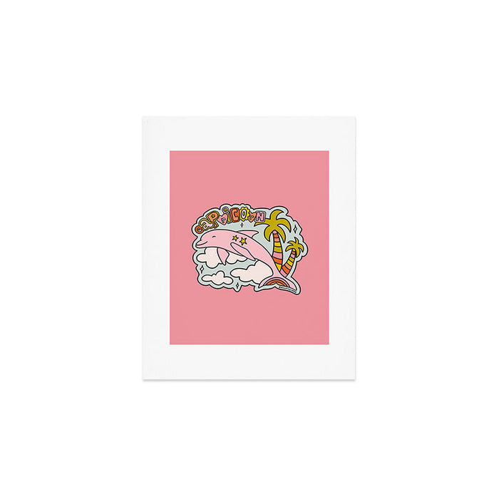 Capricorn Dolphin  Art Print Gallery Image 1