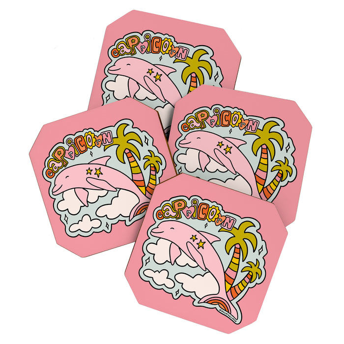Capricorn Dolphin  Coaster Gallery Image 1