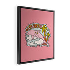 Capricorn Dolphin  Framed Canvas Print Gallery Image 2