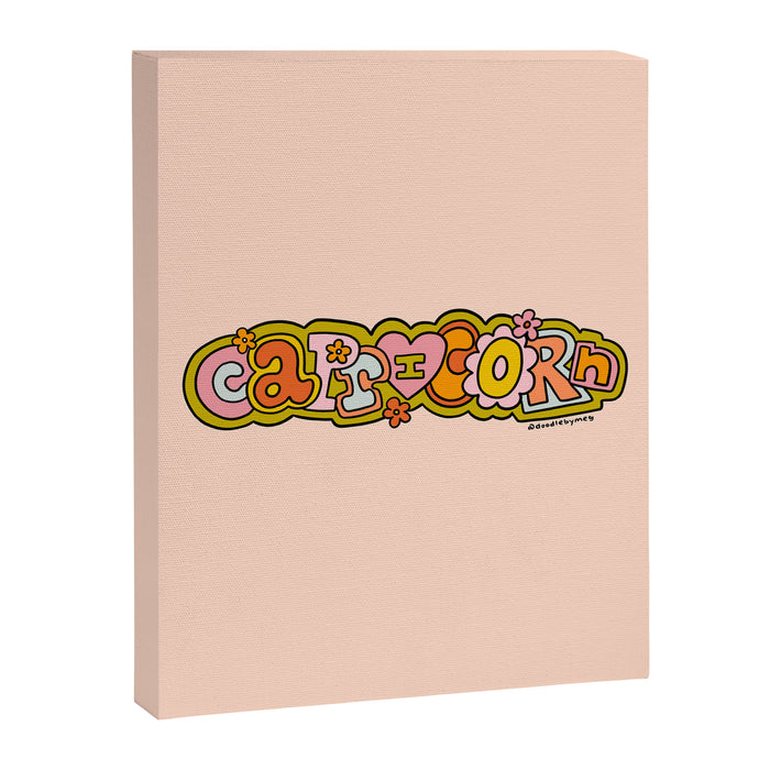 Capricorn Doodle Letters Canvas Print Gallery Image 1