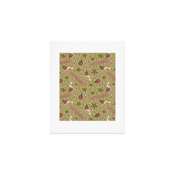 Capricorn Dragon Fruit Print Art Print Gallery Image 1