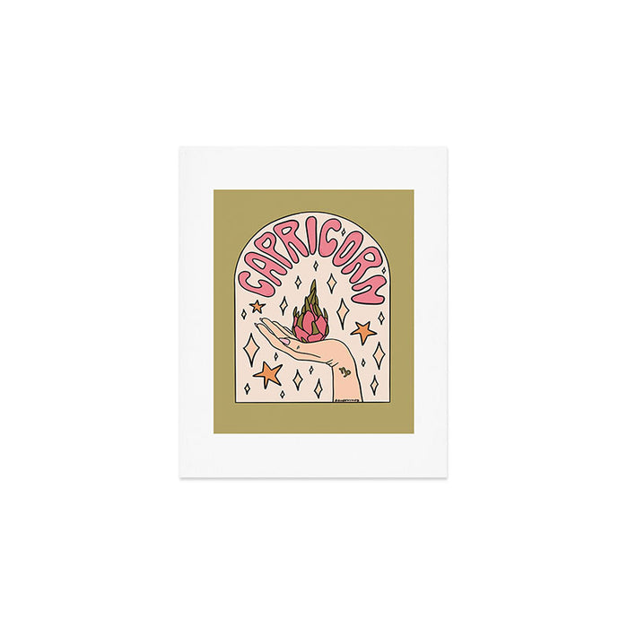 Capricorn Dragonfruit Art Print Gallery Image 1