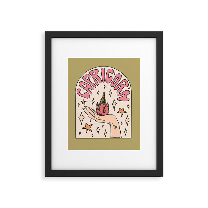 Capricorn Dragonfruit Framed Art Print Gallery Image 1