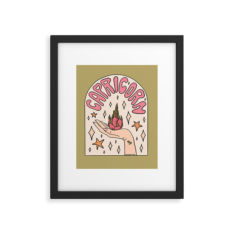 Capricorn Dragonfruit Framed Art Print Gallery Image 6