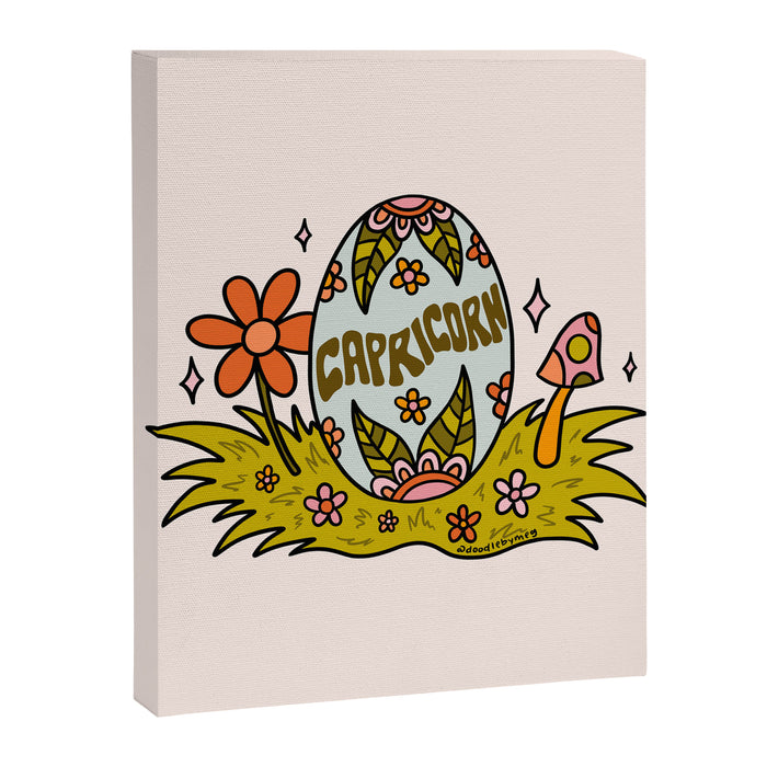 Capricorn Easter Egg Canvas Print Gallery Image 1