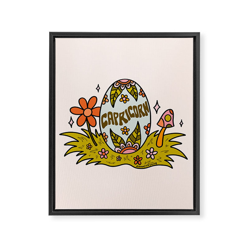 Capricorn Easter Egg Framed Canvas Print Gallery Image 8