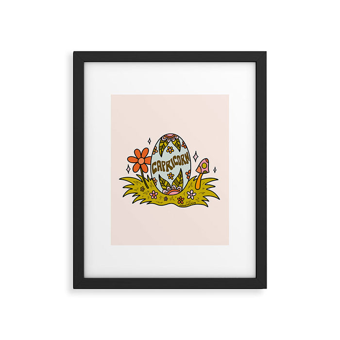 Capricorn Easter Egg Framed Art Print Gallery Image 1