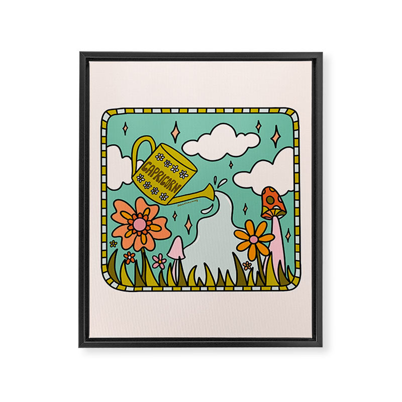 Capricorn Garden Framed Canvas Print Gallery Image 8