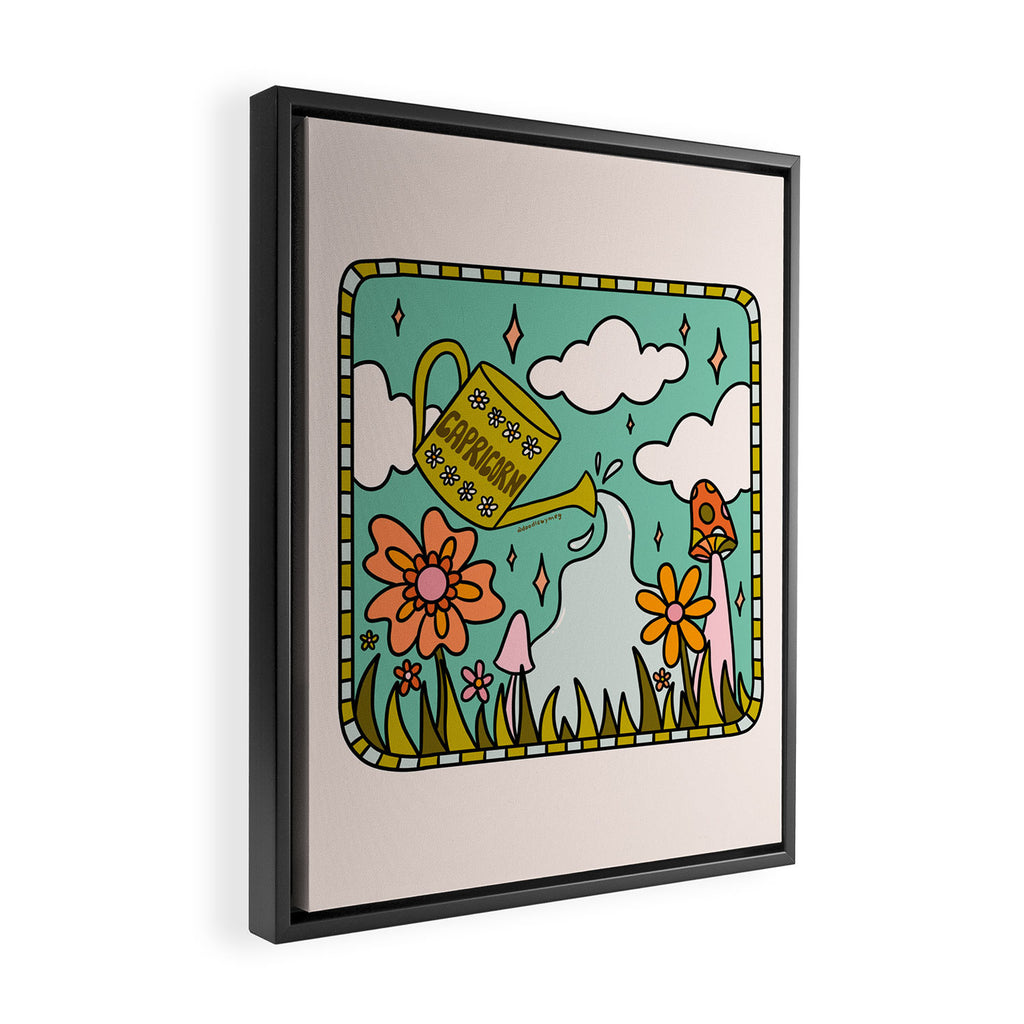 Capricorn Garden Framed Canvas Print Gallery Image 2
