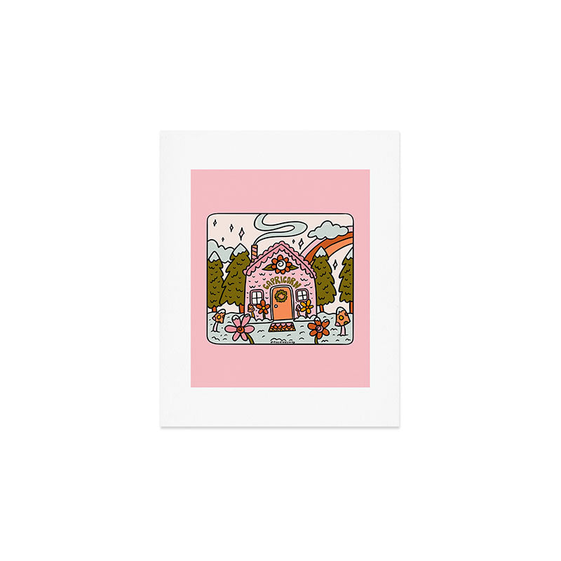Capricorn Gingerbread House Art Print Gallery Image 1