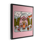 Capricorn Gingerbread House Framed Canvas Print Gallery Image 2