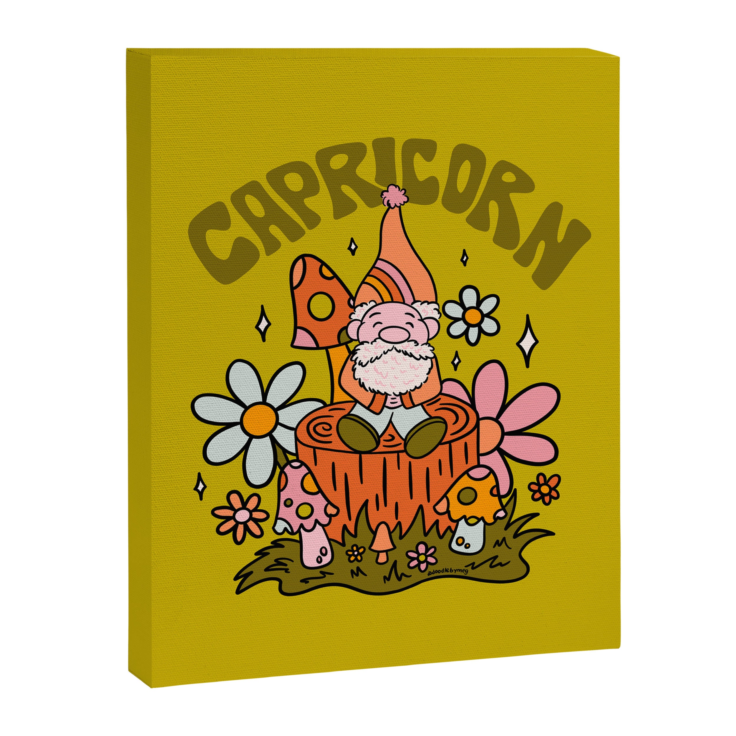 Capricorn Gnome Canvas Print Gallery Image 8
