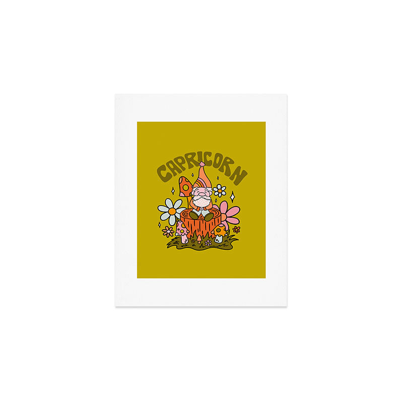 Capricorn Gnome Art Print Gallery Image 1