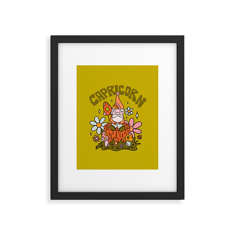 Capricorn Gnome Framed Art Print Gallery Image 6