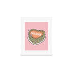 Capricorn Heart Cake Art Print Gallery Image 1