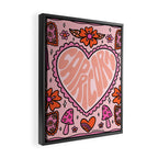 Capricorn Heart Framed Canvas Print Gallery Image 2