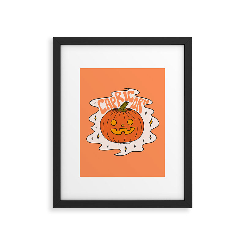 Capricorn Jack O Lantern Framed Art Print Gallery Image 6
