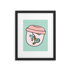 Capricorn Keychain Framed Art Print Gallery Image 6