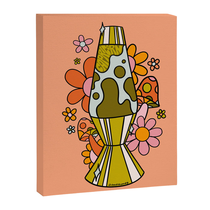 Capricorn Lava Lamp Canvas Print Gallery Image 1