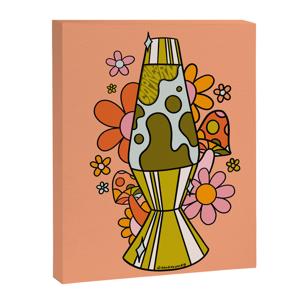 Capricorn Lava Lamp Canvas Print Gallery Image 8