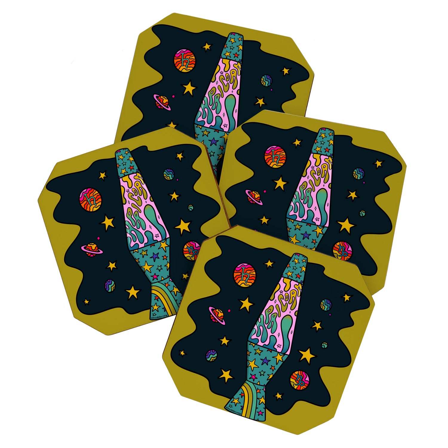 Capricorn Lava Lamp Coaster Gallery Image 1