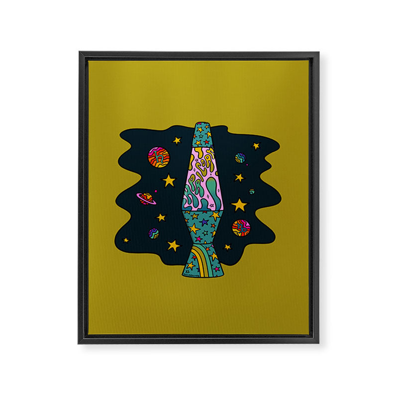 Capricorn Lava Lamp Framed Canvas Print Gallery Image 8