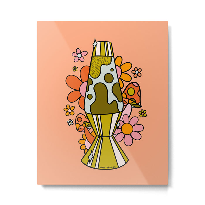 Capricorn Lava Lamp Metal Print Gallery Image 1