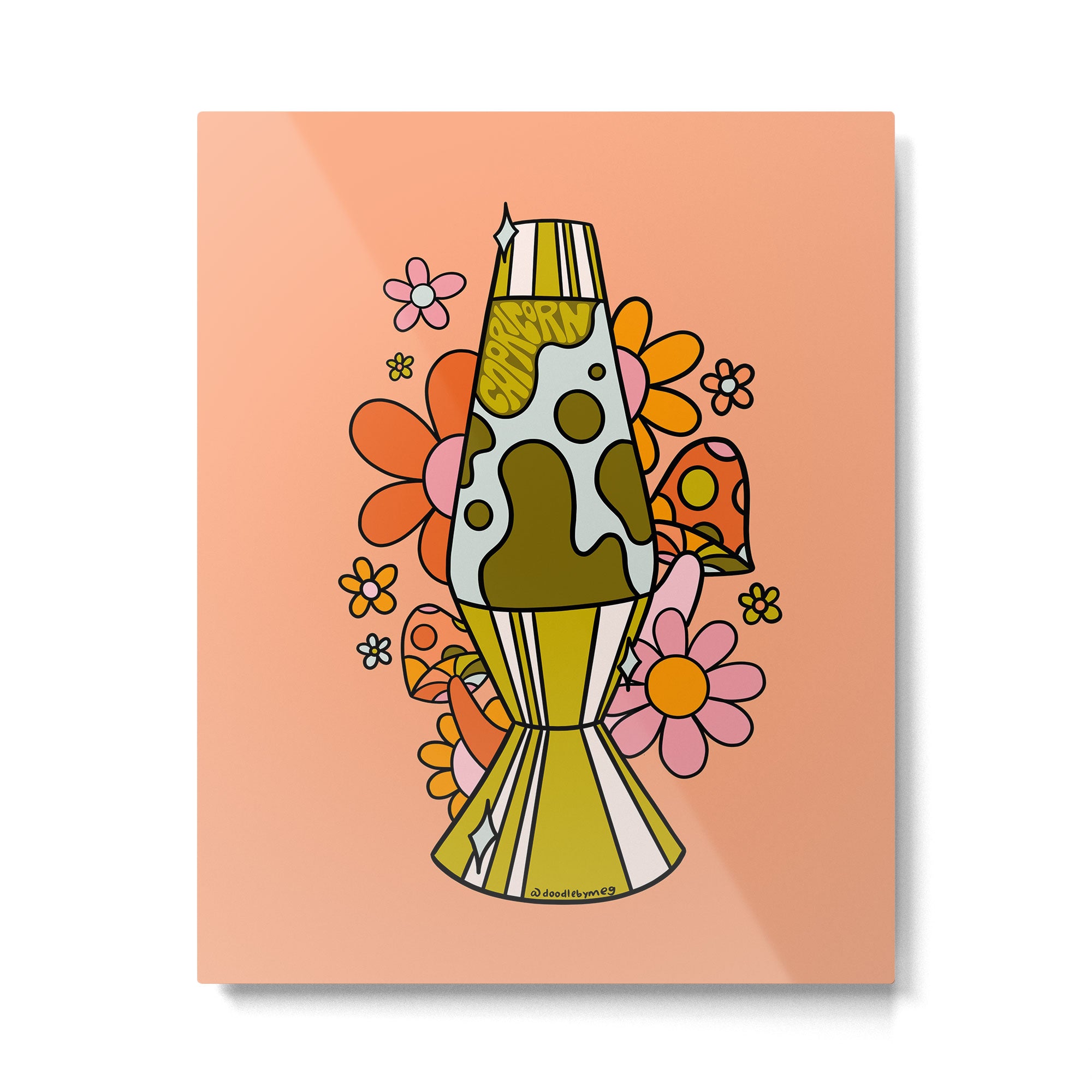 Capricorn Lava Lamp Metal Print Gallery Image 6
