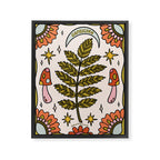 Capricorn Leaf Framed Canvas Print Gallery Image 8