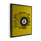 Capricorn Magic 8 Ball Framed Canvas Print Gallery Image 2
