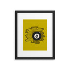 Capricorn Magic 8 Ball Framed Art Print Gallery Image 6