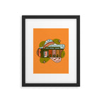 Capricorn Mid Century House Framed Art Print Gallery Image 6