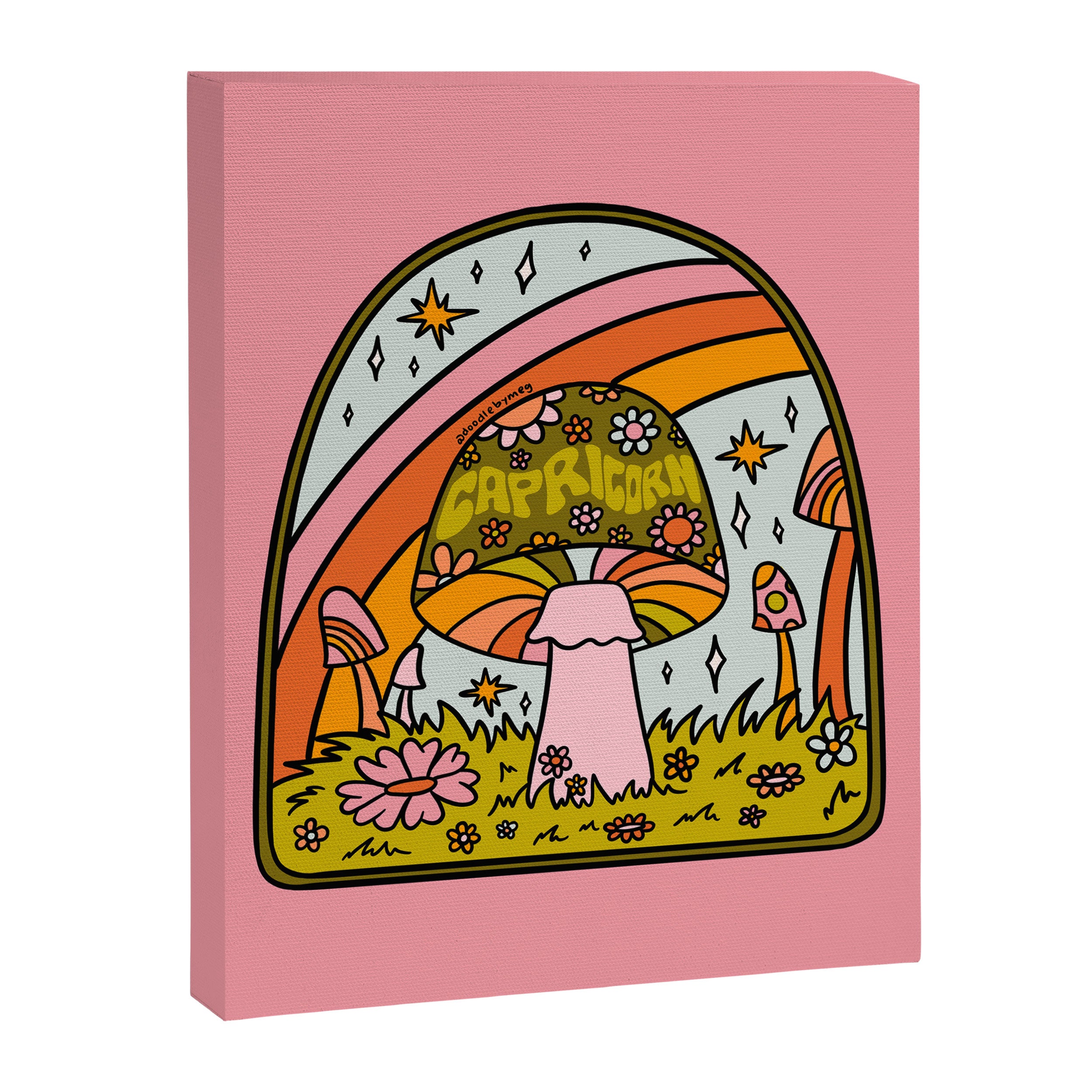 Capricorn Mushroom Canvas Print Gallery Image 8