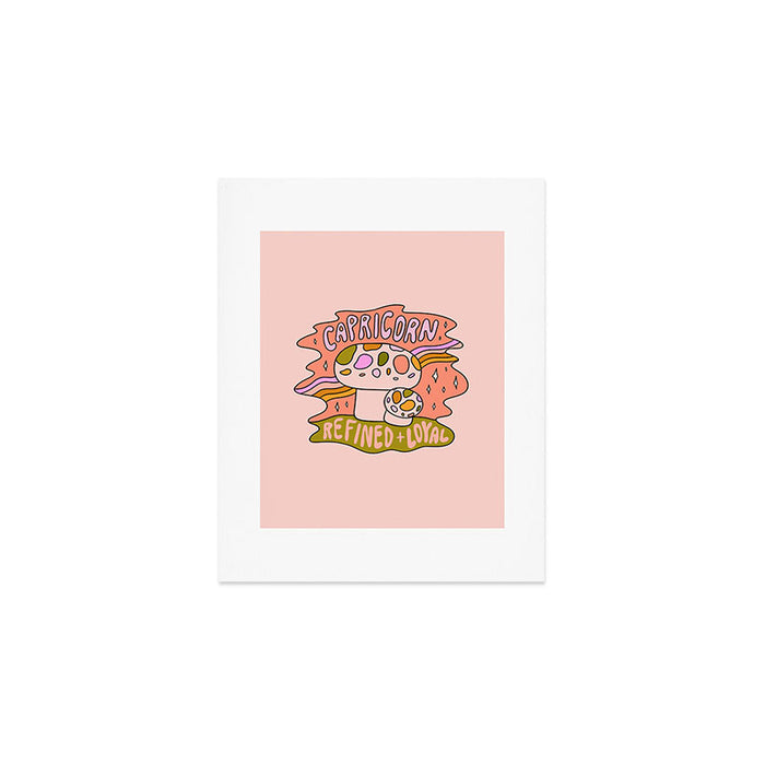 Capricorn Mushroom Art Print Gallery Image 1