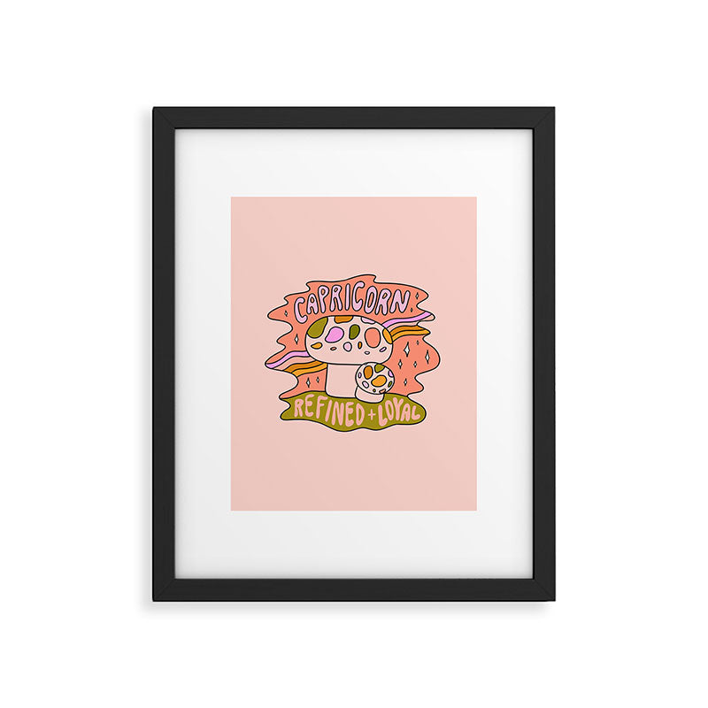 Capricorn Mushroom Framed Art Print Gallery Image 6