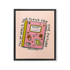 Capricorn Notebook Framed Canvas Print Gallery Image 8
