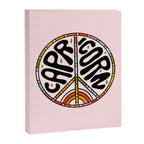 Capricorn Peace Sign Canvas Print Gallery Image 8