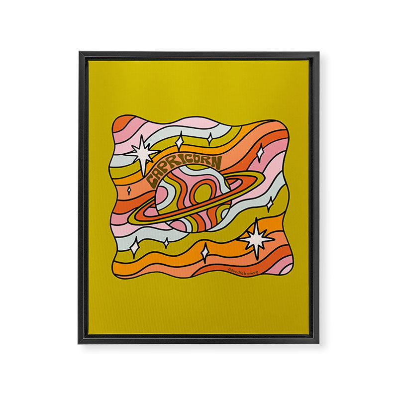 Capricorn Planet Framed Canvas Print Gallery Image 8
