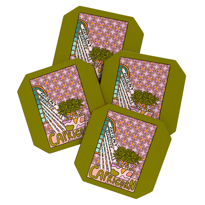 Capricorn Plant Coaster Gallery Image 1