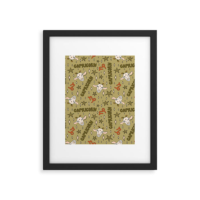 Capricorn Print Framed Art Print Gallery Image 1