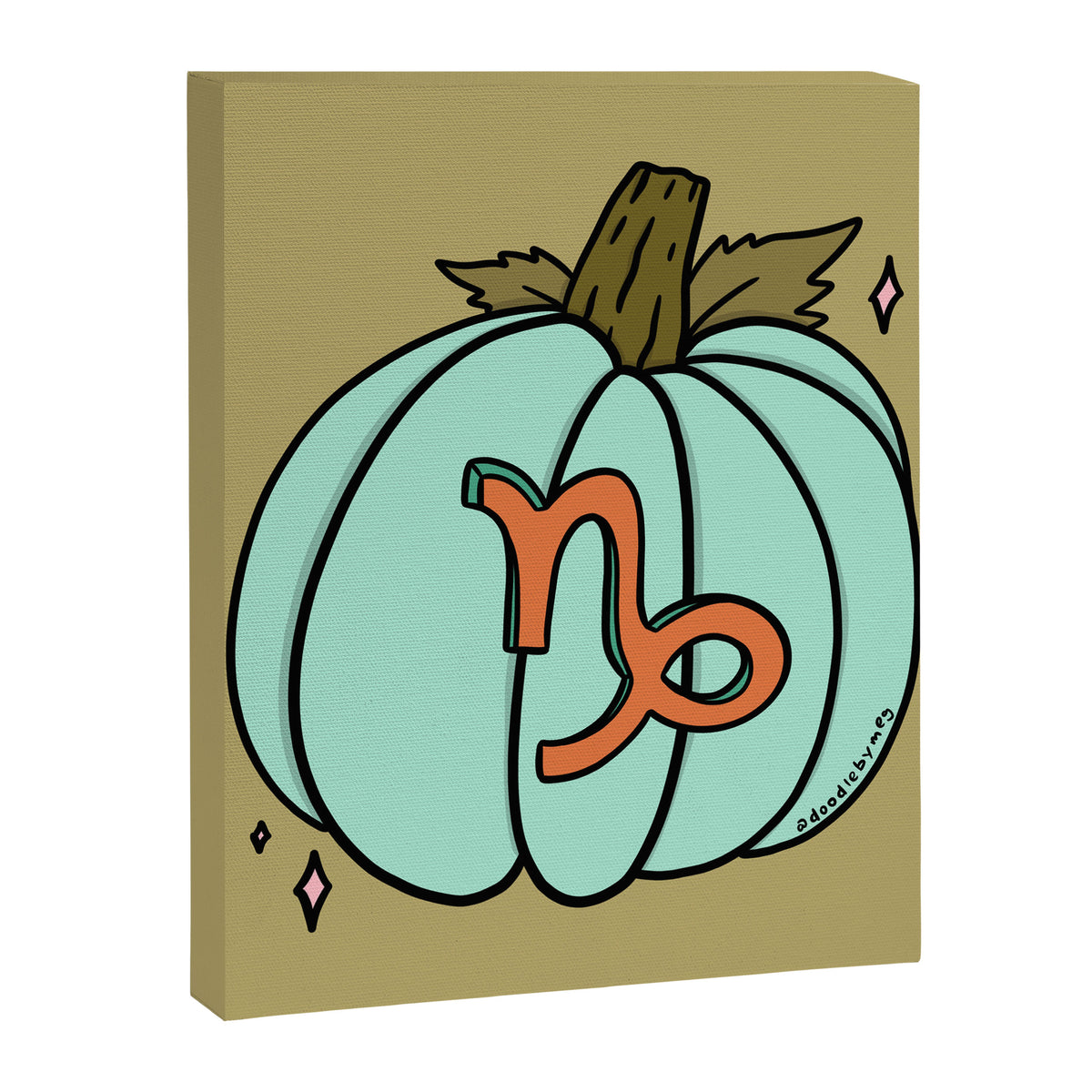 Capricorn Pumpkin Canvas Print Gallery Image 8