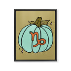 Capricorn Pumpkin Framed Canvas Print Gallery Image 8