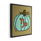 Capricorn Pumpkin Framed Canvas Print Gallery Image 2